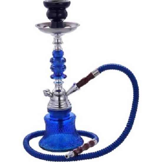 Ναργιλές 35εκ Engraved 3S - Portable Hookah Μπλε