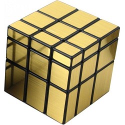 Cube Magic Puzzle Plastic ABS 60mm x 60mm Mirror Gold (oem)