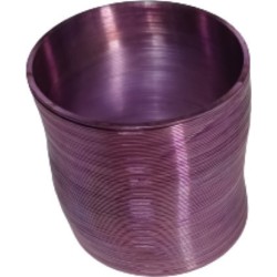 THE SLINKY TOY-ΜΕΤΑΛΛΙΚΟ ΕΛΑΤΗΡΙΟ ΦΟΥΞΙΑ - SIZE:30x30MM-3cm