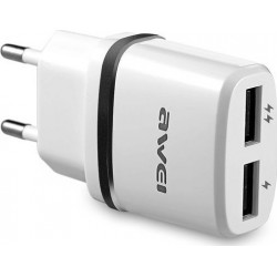 Φορτιστής με 2 Θύρες USB AWEI C-930 Μαύρο