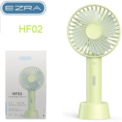 Ezra HF02 Συμπαγής επαναφορτιζόμενος μίνι ανεμιστήρας Πράσινο