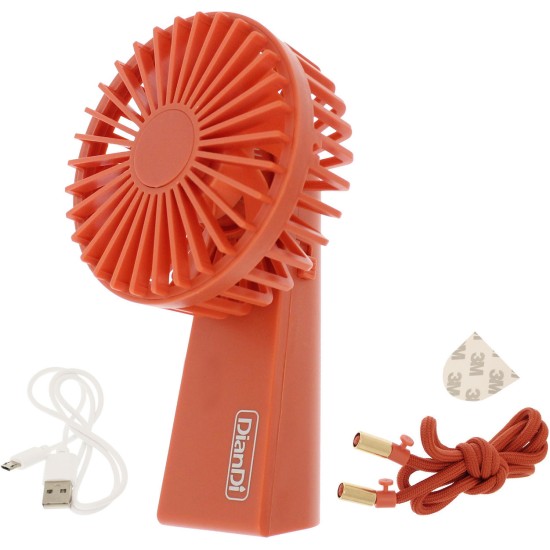 Φορητός Mini Επαναφορτιζόμενος Ανεμιστήρας USB Κοραλί