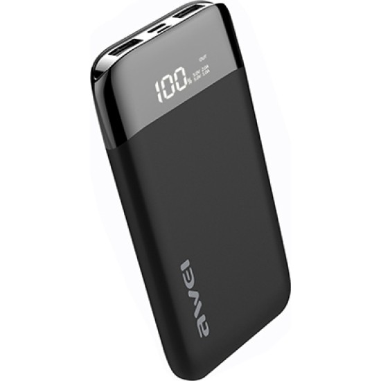 Power Bank Awei P52K 10.000 mAh – Μαύρο