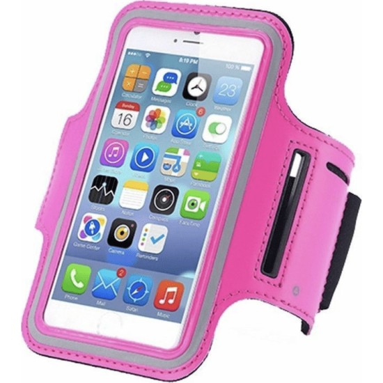 Θήκη μπράτσου για smartphones έως 6 Ροζ