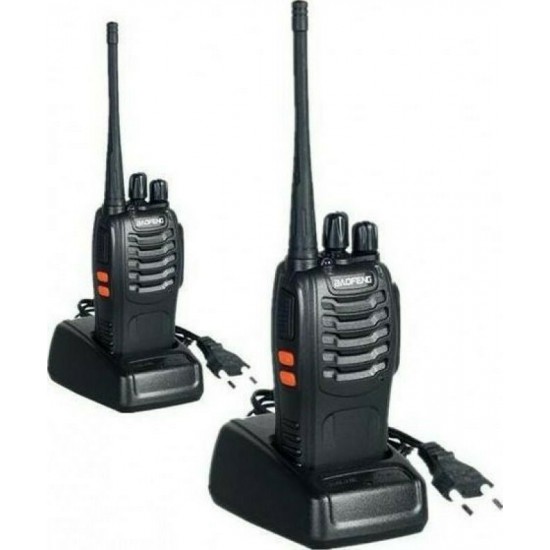 2 Φορητοί Επαγγελματικοί Πομποδέκτες UHF Baofeng BF-888S 3W 400-470 MHz