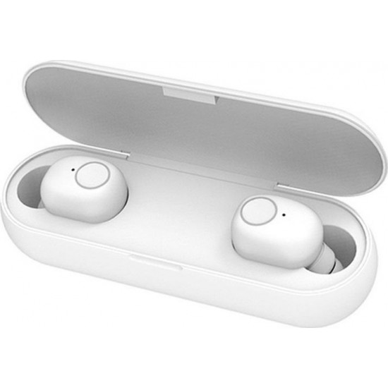 Ακουστικά TWS Q10 HiFi Bluetooth Headset Λευκά
