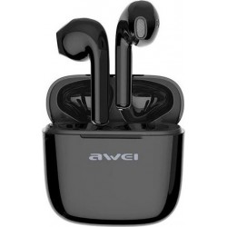 Ασύρματα Bluetooth Ακουστικά με Βάση Φόρτισης Awei T28 (Μαύρο)