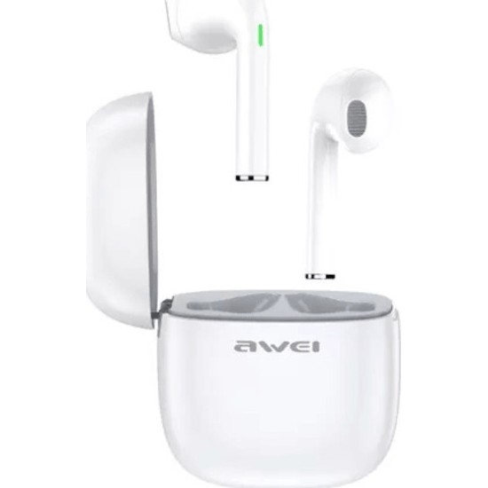 Ασύρματα Bluetooth Ακουστικά με Βάση Φόρτισης Awei T28 (Λευκό)