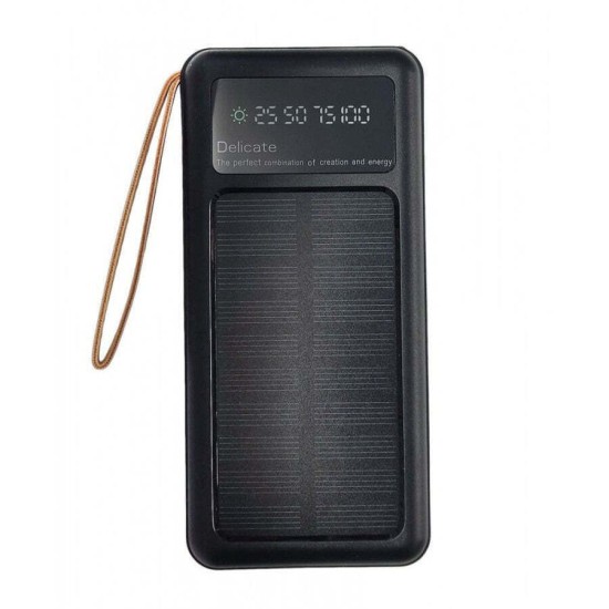 Powerbank με ηλιακό πάνελ - 4in1 - 10.000mah - F850 Black oem
