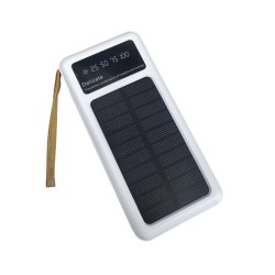 Powerbank με ηλιακό πάνελ - 4in1 - 10.000mah - F850 Λευκό oem