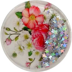 Pop Socket Glitter Τριαντάφυλλο