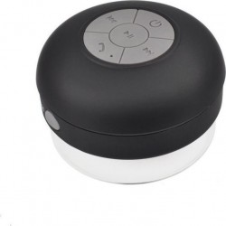 Αδιάβροχο Bluetooth ηχείο με βεντούζα Μαύρο