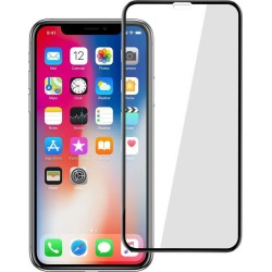 Full Glue Full Face Tempered Glass Μαύρο (iPhone 12 / 12 Pro)