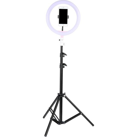 Φωτογραφικό Φωτιστικό Δαχτυλίδι Ring Lamp Light LED USB 26cm με 3 Χρώματα Φωτισμού, Dimmer, Μεγάλο Τρίποδο & Βάση για Κάμερα Φωτογραφικό Φωτιστικό Δαχτυλίδι Ring Lamp Light LED USB 26cm με 3 Χρώματα Φωτισμού, Dimmer, Μεγάλο Τρίποδο & Βάση για Κάμερα