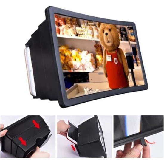 Large Μεγεθυντικό Φακός - Θήκη Αύξησης Μεγέθους Οθόνης Κινητού - 3D Enlarged Screen Mobile iPhone Large Μεγεθυντικό Φακός - Θήκη Αύξησης Μεγέθους Οθόνης Κινητού - 3D Enlarged Screen Mobile iPhone