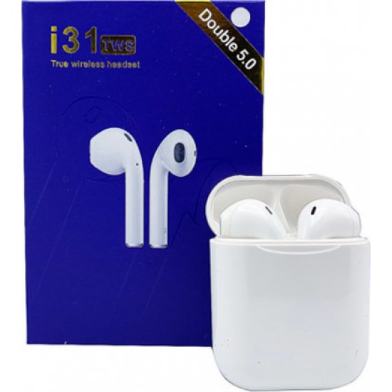 i31 TWS Touch Ασύρματα Ακουστικά Bluetooth 5.0 Version - Λευκό i31 TWS Touch Ασύρματα Ακουστικά Bluetooth 5.0 Version - Λευκό