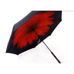 Ομπρέλα Που Ανοίγει Ανάποδα Αυτόματη Flower - Inside Out Reverse Umbrella