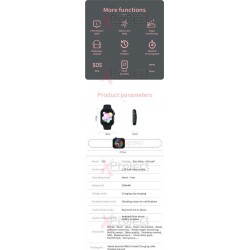 K20 Smartwatch με Παλμογράφο (Πράσινο)