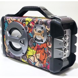 KBQ 1901 ΦΟΡΗΤΟ ΗΧΕΙΟ BLUETOOTH KARAOKE 20W 5.5"