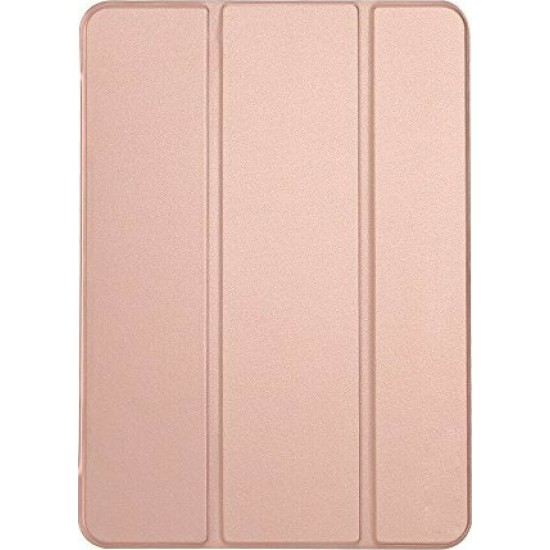 Θήκη Βιβλίο - Σιλικόνη Flip Cover Tri-Fold για Tablet Lenovo Tab M10 PLUS FHD 10.3'' 2ND GEN / TB-X606F Rose Gold ΟΕΜ