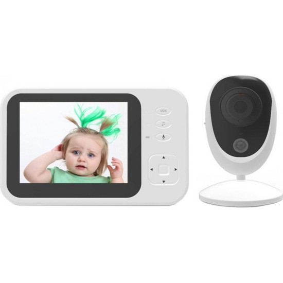 Baby Monitor 3.5″ LCD SM-35R με Αισθητήρα IR, Θερμοκρασίας, Νυχτερινή Λήψη & Ενδοεπικοινωνία - OEM Baby Monitor 3.5″ LCD SM-35R με Αισθητήρα IR, Θερμοκρασίας, Νυχτερινή Λήψη & Ενδοεπικοινωνία - OEM
