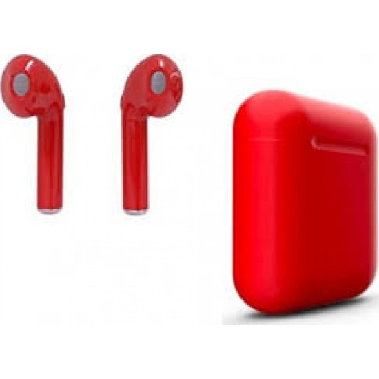 inpods 12 ασύρματα ακουστικά με θήκη φόρτισης Bluetooth 5.0 Touch & Voice Function ELEVEN RED