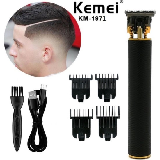 Επαναφορτιζόμενη Ξυριστική-Trimmer Μηχανή Kemei KM-1971 Επαναφορτιζόμενη Ξυριστική-Trimmer Μηχανή Kemei KM-1971