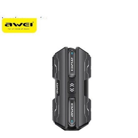 Awei T59 In-ear Bluetooth Handsfree Ακουστικά με Θήκη Φόρτισης Μαύρα Awei T59 In-ear Bluetooth Handsfree Ακουστικά με Θήκη Φόρτισης Μαύρα