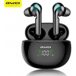 Ασύρματα Bluetooth Ακουστικά με Βάση Φόρτισης Awei T15P (Μαύρο)
