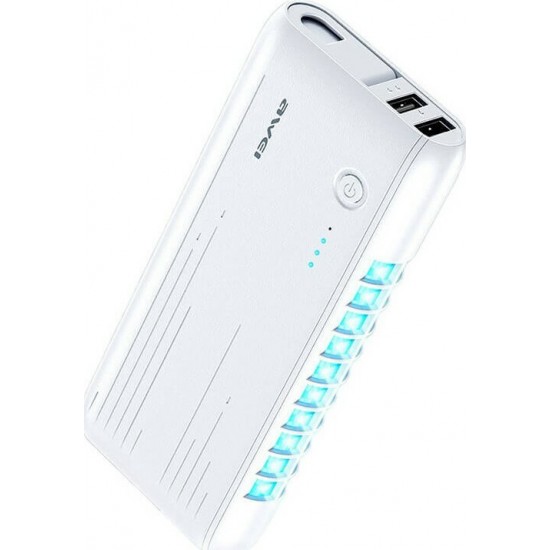 Awei P18K Αποστειρωτής Αντικειμένων και Power Bank / Sterilization Power Bank 6000mAh Άσπρο