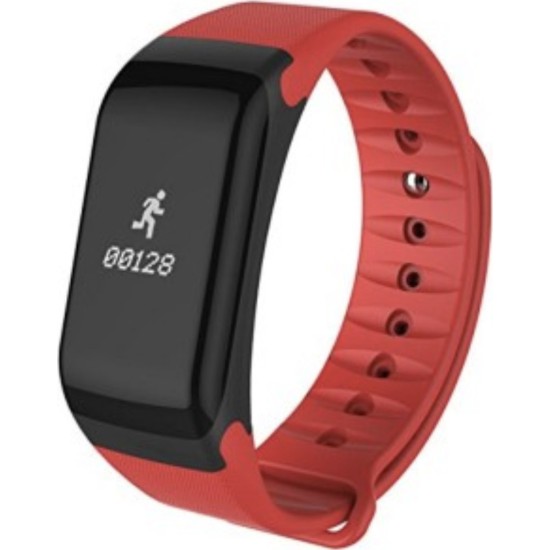 Ρολόι Bluetooth Smartwatch Με Καταγραφή Βημάτων, Ύπνου + Καρδιακών Παλμών - Andowl Y1 Smart Band Κόκκινο