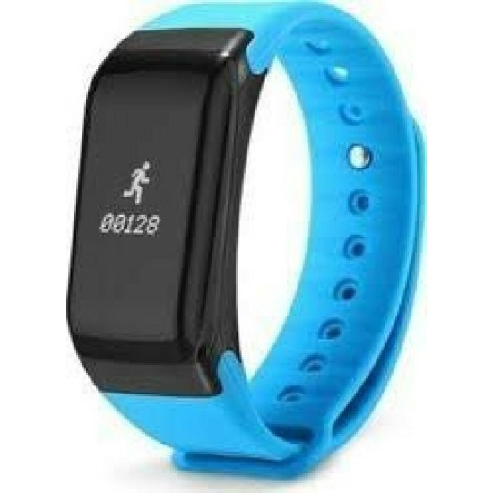 Ρολόι Bluetooth Smartwatch Με Καταγραφή Βημάτων, Ύπνου + Καρδιακών Παλμών - Andowl Y1 Smart Band Μπλε