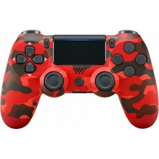 Ασύρματο Χειριστήριο Doubleshock 4 Bluetooth Για PS4, PS TV Red Camouflage oem