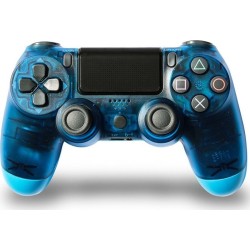 Ασύρματο Χειριστήριο Doubleshock 4 Bluetooth Για PS4, PS TV  Transparent Blue oem