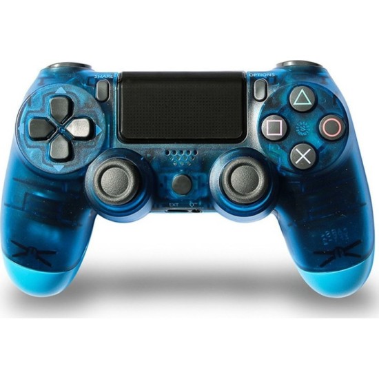 Ασύρματο Χειριστήριο Doubleshock 4 Bluetooth Για PS4, PS TV Transparent Blue oem Ασύρματο Χειριστήριο Doubleshock 4 Bluetooth Για PS4, PS TV Transparent Blue oem