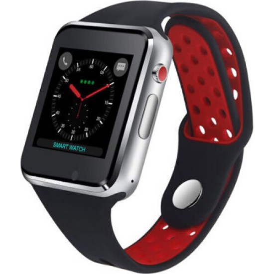 Smartwatch Mε Oθόνη Aφής EZRA SW08 και κάρτα SIM Κόκκινο