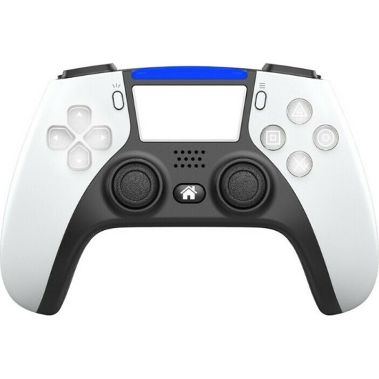Ασύρματο Χειριστήριο P-02  Wireless  Bluetooth  Controller  για Sony PS4/PS5 – Λευκό