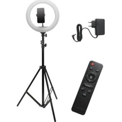 Επαγγελματικό Φωτογραφικό Φωτιστικό με Τηλεκοντρόλ 35.6cm Ring Lamp Light LED YQ-360B