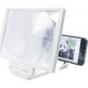 F1 Mobile Phone 3D Screen Amplifier Magnifying Glass HD Stand for Video Bicycle Holder Car Holder Universal - white F1 Mobile Phone 3D Screen Amplifier Magnifying Glass HD Stand for Video Bicycle Holder Car Holder Universal - white
