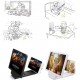 F1 Mobile Phone 3D Screen Amplifier Magnifying Glass HD Stand for Video Bicycle Holder Car Holder Universal - white F1 Mobile Phone 3D Screen Amplifier Magnifying Glass HD Stand for Video Bicycle Holder Car Holder Universal - white