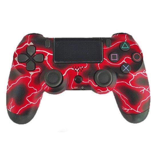 Double-Motor Vibration PS4 Doubleshock Wireless Controller Red Camouflage oem Double-Motor Vibration PS4 Doubleshock Wireless Controller Red Camouflage oem