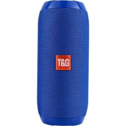 TG117 Portable Bluetooth Stereo Speaker with Built-in MIC, Support Hands-free Calls & TF Card & AUX IN & FM, Bluetooth Distance: 10m(Blue)