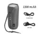 T&G TG227 Ηχείο Bluetooth 10W με Ραδιόφωνο Grey
