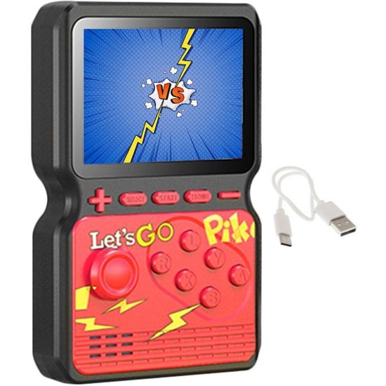 Ηλεκτρονική Παιδική Κονσόλα Χειρός με 6000+ Παιχνίδια X5 Μαύρη