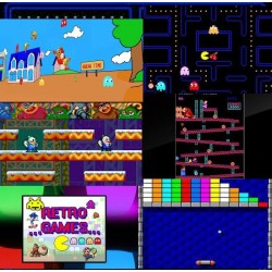 Ρετρό Φορητή Κονσόλα – Mini arcade station 300games game box power