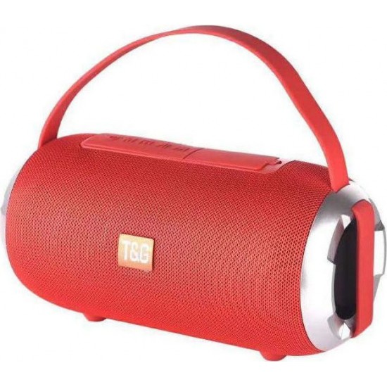 T&G Ασύρματο Bluetooth Φορητό Ηχείο Κόκκινο (TG509)