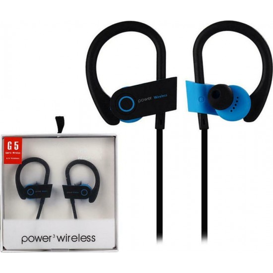 G5 Power 3 Ασύρματα ακουστικά Μπλε G5 Power 3 Ασύρματα ακουστικά Μπλε