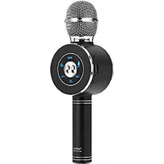 Ασύρματο Bluetooth Mικρόφωνο KARAOKE Hχείο Mp3 Player WSTER - Disco Light Microphone WS-668 Black Ασύρματο Bluetooth Mικρόφωνο KARAOKE Hχείο Mp3 Player WSTER - Disco Light Microphone WS-668 Black