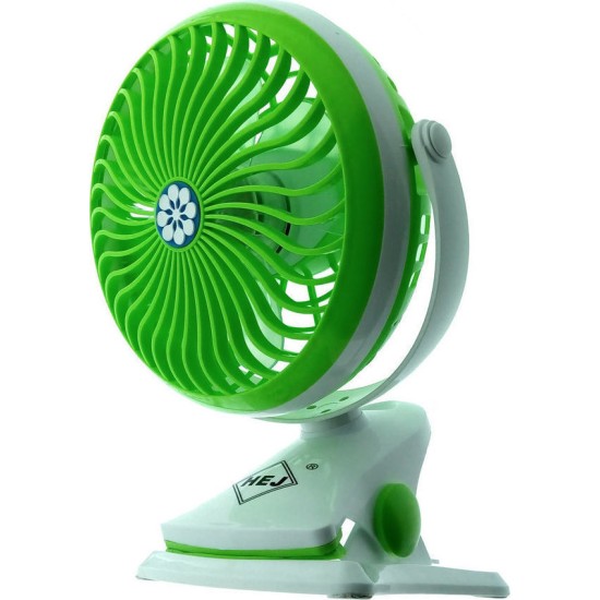 Φορητός Ανεμιστήρας Επαναφορτιζόμενος USB με Κλιπ για Στήριξη 18cm Hej HJ-5027