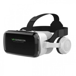 VR Shinecon G04BC γυαλιά εικονικής πραγματικότητας με ενσωματωμένα ακουστικά για κινητά από 4.7" έως 6.3"